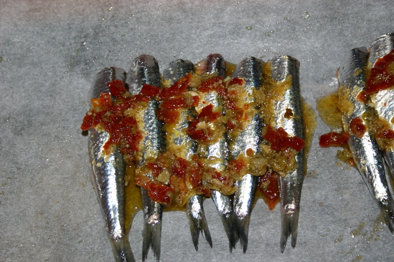 Acciughe al forno